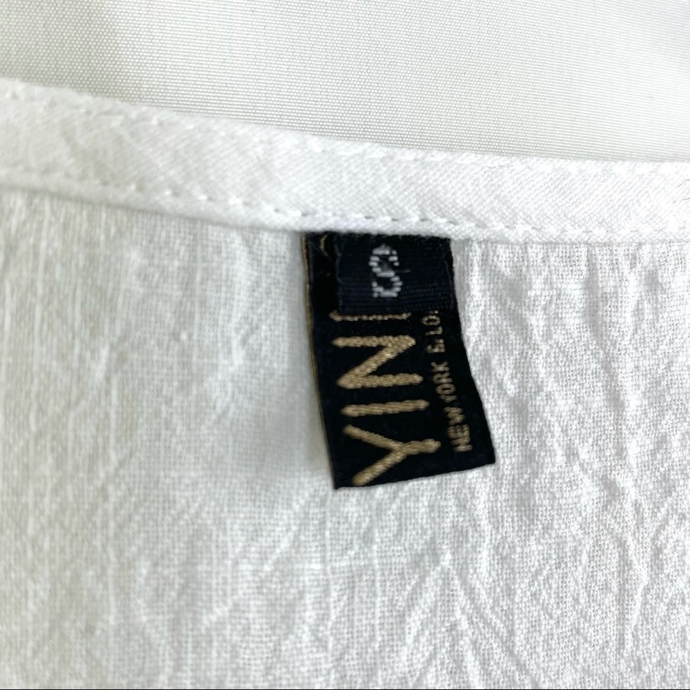 Amazon.com White Summer Swing Dress Tunic Bell Sleeve Tiered Dress Sz S - Picture 7 of 10